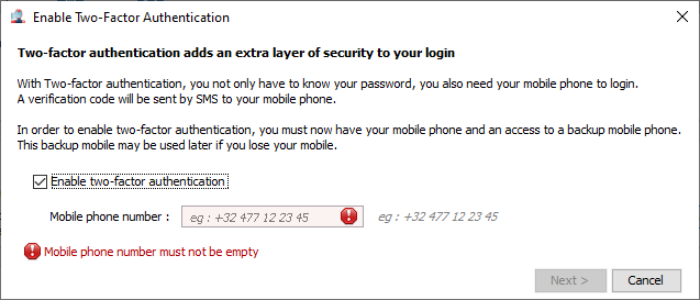Phone Number Login for Customer Authentication